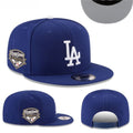 BLUE DODGERS LA HAT WITH WS PATCH SNAPBACK (