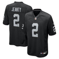 Fully Stitched Black Raiders Home Jersey (Any Name/Any Number)