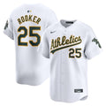 Fully Stitched White Oakland Athletics Away Jersey (Any Name/Any Number)