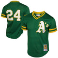 Fully Stitched Green 1991 Mesh Oakland Athletics Jersey (Any Name/Any Number)
