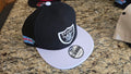 RAIDERS SHIELD HAT WITH SB PATCH SNAPBACK