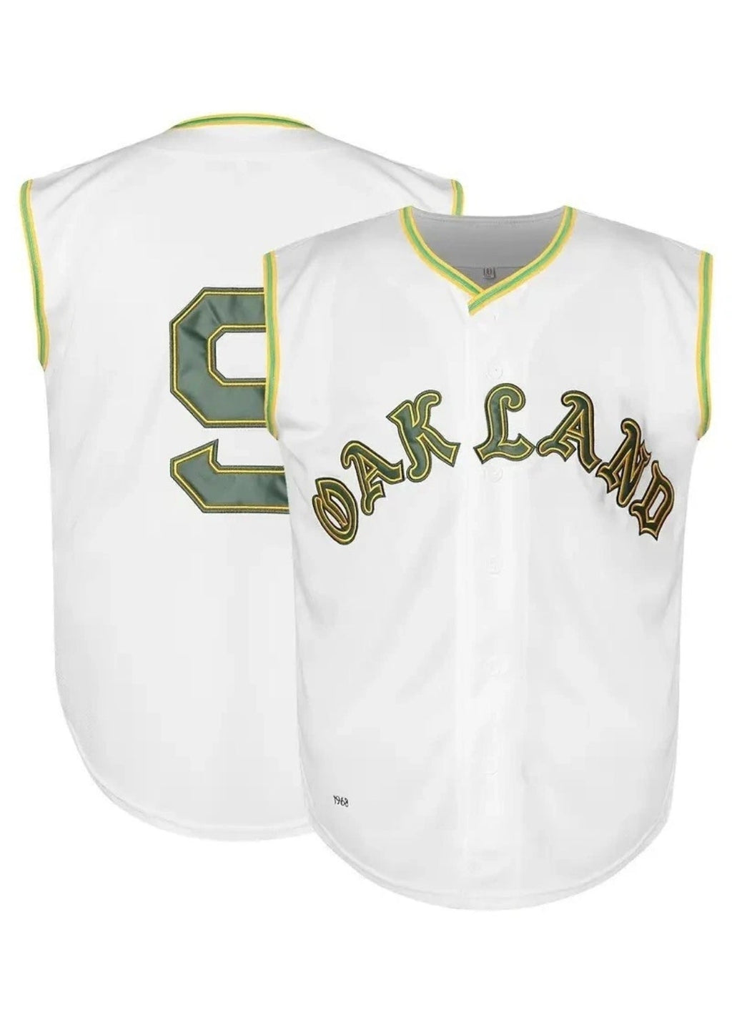 Fully Stitched Green throwback Oakland Athletics Home Jersey (Any Name/Any Number)